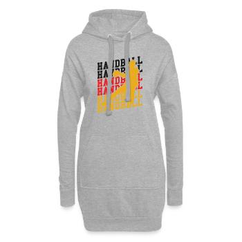 Handball Team Deutschland Flagge Handball Spieler - Hoodie-Kleid - Grau meliert - Vorne