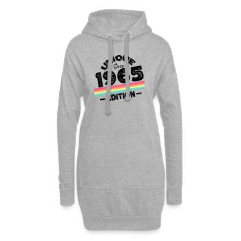 Unique since 1965 Edition Birthday Vintage 1965 - Hoodie Dress - heather grey - Front