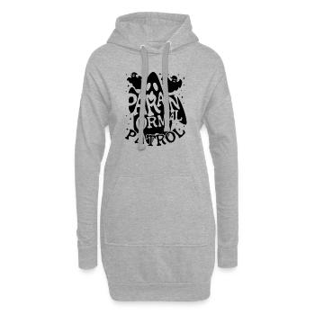 Chasseur de fantômes professionnel Patrouille paranormale drôle - Sweat-shirt à capuche long Femme - gris chiné - Devant