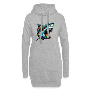 Hai - Hoodie-Kleid - Grau meliert - Vorne