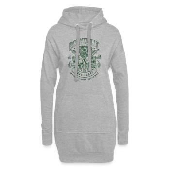 Bonneville Salt Flats Motorradrennen Vintage - Hoodie-Kleid - Grau meliert - Vorne