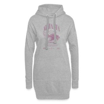 Rotfeuerfisch Marine Fish Keeper Moderne Streetwear - Hoodie-Kleid - Grau meliert - Vorne