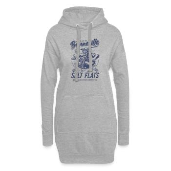 Bonneville Salt Flats Motorradrennen Vintage - Hoodie-Kleid - Grau meliert - Vorne