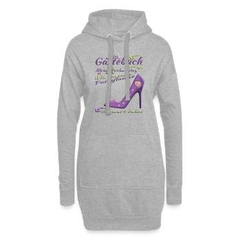 Livre d’or 19e anniversaire homme et femme - Sweat-shirt à capuche long Femme - gris chiné - Devant