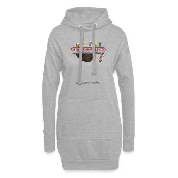 Livre d’or 19e anniversaire homme et femme - Sweat-shirt à capuche long Femme - gris chiné - Devant