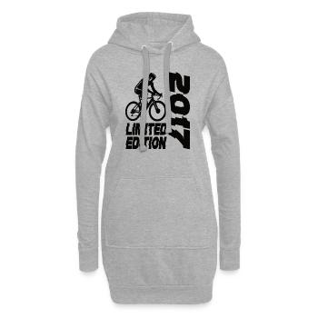 Limited Edition 2017 Limited Edition Fahrrad - Hoodie-Kleid - Grau meliert - Vorne