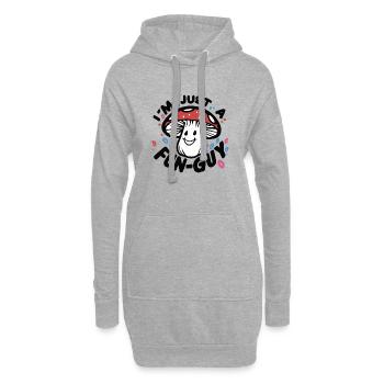 MUSHROOM. I'M JUST A FUN-GUY - Hoodie Dress - heather grey - Front