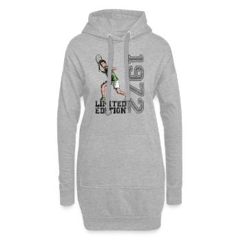 Édition limitée 1972 Édition limitée Tennis - Sweat-shirt à capuche long Femme - gris chiné - Devant