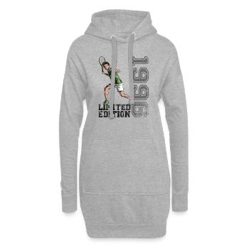 Limited Edition 1996 Limited Edition Tennis - Hoodie-Kleid - Grau meliert - Vorne