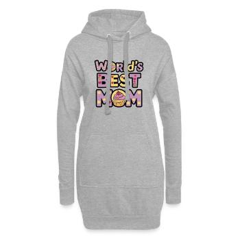 Best Mom Forever - Cadeau de fête des mères - Sweat-shirt à capuche long Femme - gris chiné - Devant