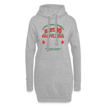 Livre d’or homme et femme 90e anniversaire - Sweat-shirt à capuche long Femme - gris chiné - Devant