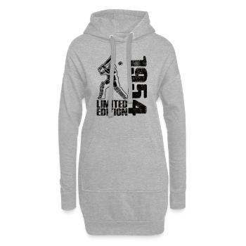 Édition limitée 1954 Édition limitée Cricket - Sweat-shirt à capuche long Femme - gris chiné - Devant