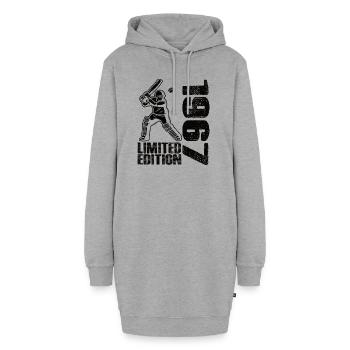Édition limitée 1967 Édition limitée Cricket - Sweat-shirt à capuche long Femme - gris chiné - Devant