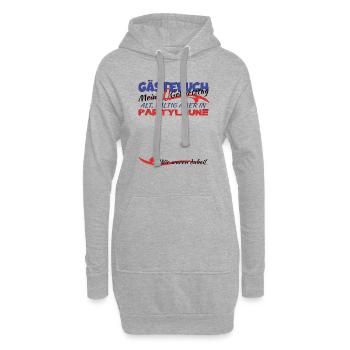 Livre d'or du mari et de la femme du 90e anniversaire - Sweat-shirt à capuche long Femme - gris chiné - Devant