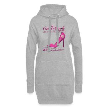Livre d'or du mari et de la femme du 90e anniversaire - Sweat-shirt à capuche long Femme - gris chiné - Devant