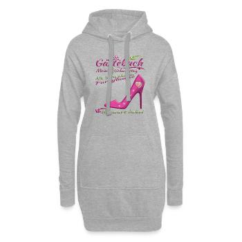 Livre d'or du mari et de la femme du 90e anniversaire - Sweat-shirt à capuche long Femme - gris chiné - Devant