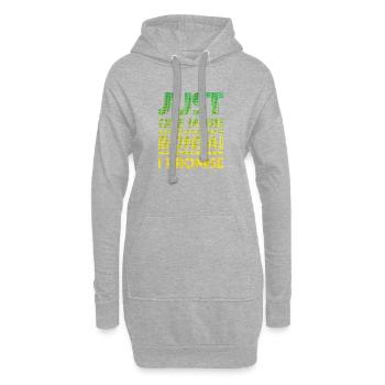 Juste un bonsaï de plus, je vous le promets - Sweat-shirt à capuche long Femme - gris chiné - Devant