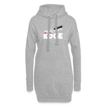 Ich Habe Edge - Hoodie-Kleid - Grau meliert - Vorne