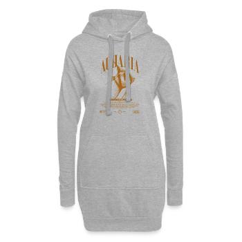 Altum Kaiserfisch Cichlid Fish Keeper Streetwear - Hoodie-Kleid - Grau meliert - Vorne