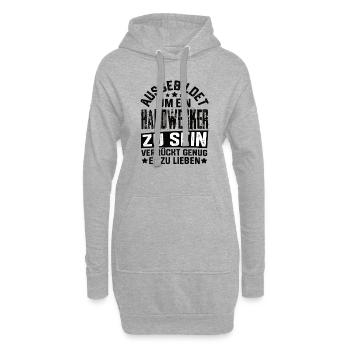 Handwerker Handwerk Handwerker Lustig Meister - Hoodie-Kleid - Grau meliert - Vorne