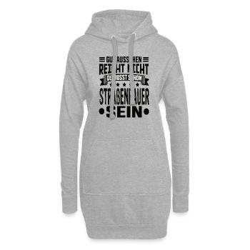Constructeurs de routes Construction de routes Construction de routes - Sweat-shirt à capuche long Femme - gris chiné - Devant
