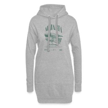 Flowerhorn Cichlid Fish Keeper Streetwear - Sweat-shirt à capuche long Femme - gris chiné - Devant
