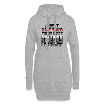 Encore un flacon de parfum que je promets Parfüm - Sweat-shirt à capuche long Femme - gris chiné - Devant
