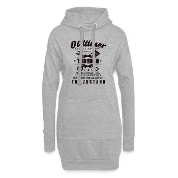 Oldtimer Special Edition Modell 1994 Geburtstag - Hoodie-Kleid - Grau meliert - Vorne