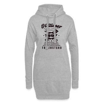 Oldtimer Special Edition Modell 1997 Geburtstag - Hoodie-Kleid - Grau meliert - Vorne
