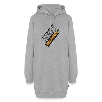 Rallye Motorsport VTT - Sweat-shirt à capuche long Femme - gris chiné - Devant