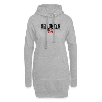 Pont Brooklyn Vibes, New York, New York - Sweat-shirt à capuche long Femme - gris chiné - Devant