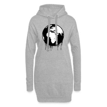 humorvolles T-Shirt, Geschenk für Männer, Damen, humorvoll - Hoodie-Kleid - Grau meliert - Vorne