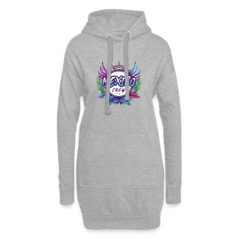 Mexiko Crew Bunt - Hoodie-Kleid - Grau meliert - Vorne