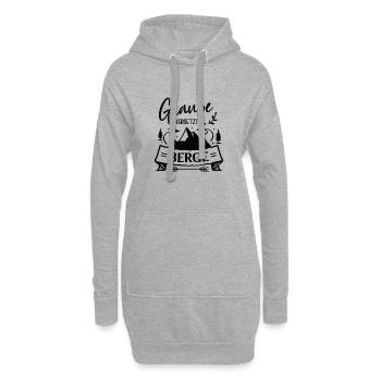 Glaube Versetzt Berge Kirche Christen Religion - Hoodie-Kleid - Grau meliert - Vorne