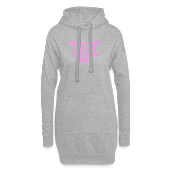 Avec Un Corps Comme Ça Qui A Besoin De Cheveux Homme Chauve - Sweat-shirt à capuche long Femme - gris chiné - Devant
