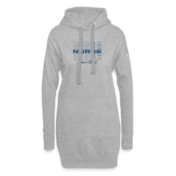 Infirmière dentaire Infirmières médicales élégantes - Sweat-shirt à capuche long Femme - gris chiné - Devant