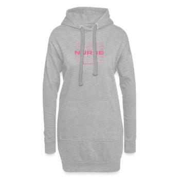 Infirmière néonatale infirmière infirmières médicales élégantes - Sweat-shirt à capuche long Femme - gris chiné - Devant