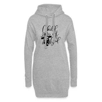 Kind Gottes - Hoodie-Kleid - Grau meliert - Vorne