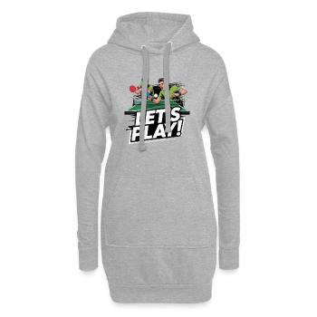 PING PONG - Hoodie Dress - heather grey - Front