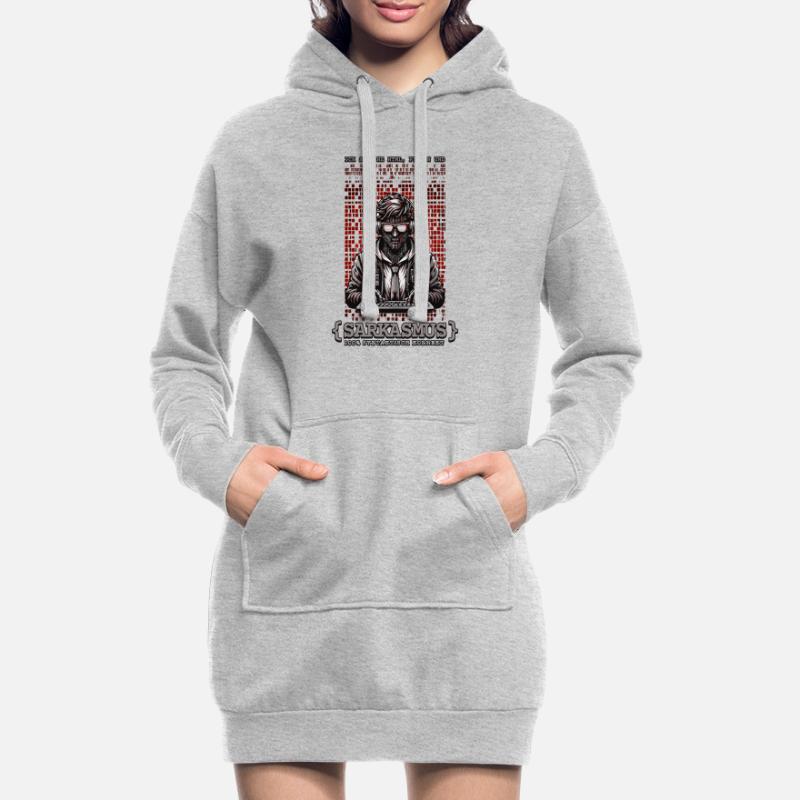 I speak HTML, Python and sarcasm Hoodie Dress