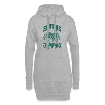 Sérieux au sujet des araignées sauteuses Propriétaire d’une araignée de compagnie - Sweat-shirt à capuche long Femme - gris chiné - Devant