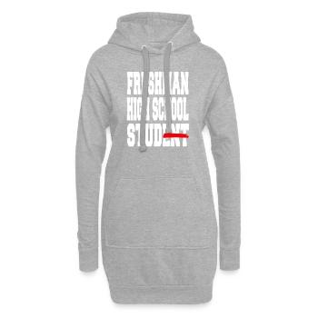 Bold Pride, élève de première année du secondaire - Sweat-shirt à capuche long Femme - gris chiné - Devant