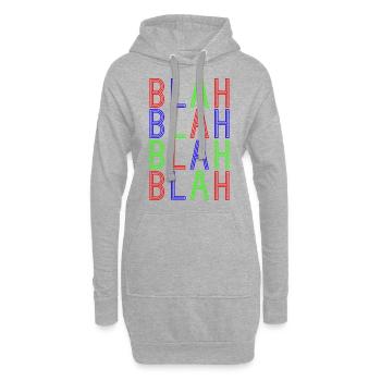BlahBlahBlah - Hoodie-Kleid - Grau meliert - Vorne