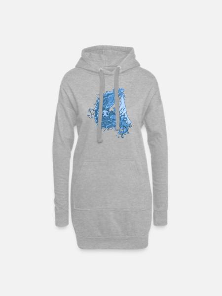 Mother Nature - Hoodie Dress - heather grey