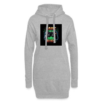 Controller Gaming Gaming Play Gift Gamer - Hoodie Dress - heather grey - Front