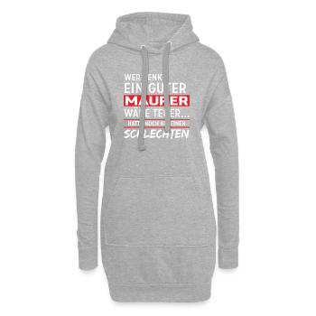 Maurer - Hoodie-Kleid - Grau meliert - Vorne
