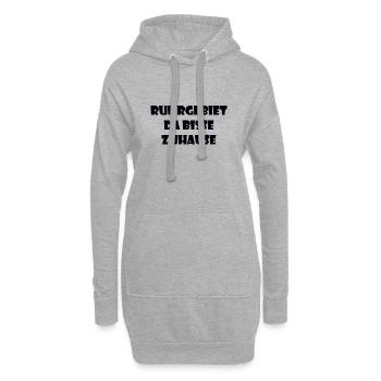 Ruhrgebiet - Hoodie-Kleid - Grau meliert - Vorne