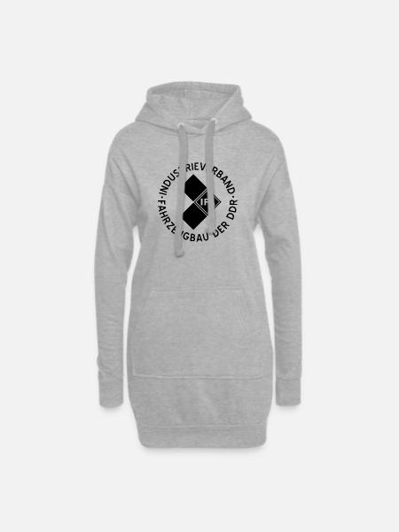 IFA black - Hoodie Dress - heather grey