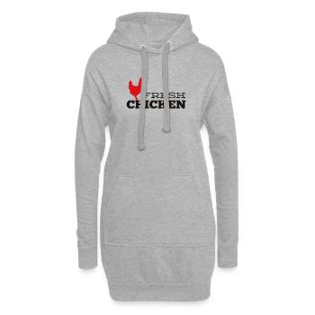 Fresh Chicken - Hoodie-Kleid - Grau meliert - Vorne