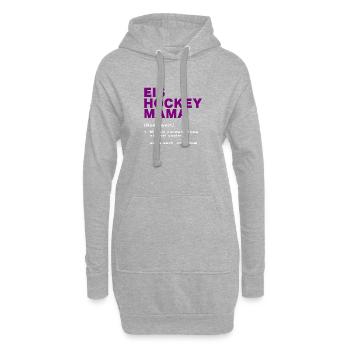 Lustiges Cooles Eishockey Geschenk Eishockeyspiele - Hoodie-Kleid - Grau meliert - Vorne